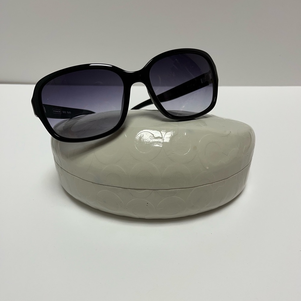 Coach Black S3012 Black Sunglasses Rhinestone